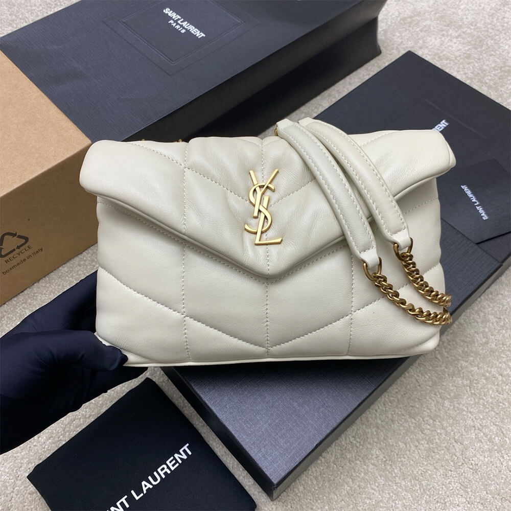 YSL Toy Puffer in lambskin